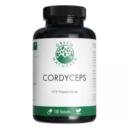 GREEN NATURALS Cápsulas de Cordyceps sinensis, 180 Cápsulas