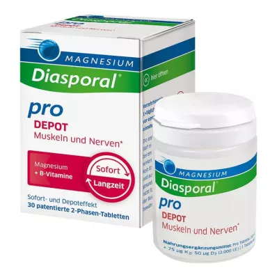 Magnésio Diasporal pro + B-Vit.DEPOT Almíscar.+ Guia Nervo, 30 peças