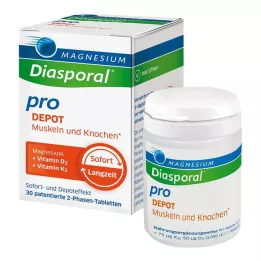 MAGNESIUM DIASPORAL pro D3+K2 DEPOT Muscle+Kno.Tab, 30 unid