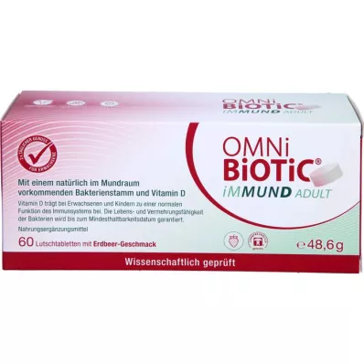 OMNI BiOTiC iMMUND Pastilhas para Adultos, 60 Cápsulas