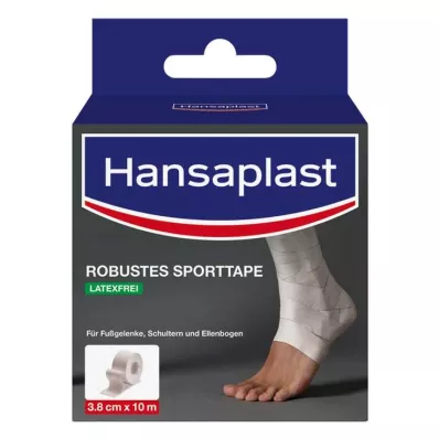 Fita desportiva robusta Hansaplast 3,8 cmx10 m branca, 1 peça