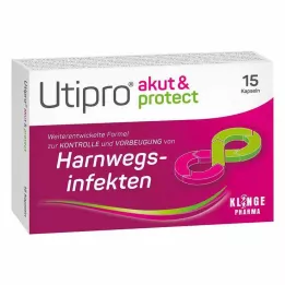 UTIPRO akut &amp; proteger cápsulas duras, 15 pcs
