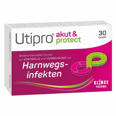 UTIPRO akut &amp; proteger cápsulas duras, 30 pcs