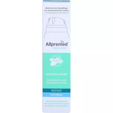 ALLPREMED especialista de mãos REPAIR Creme de espuma térmica, 100 ml