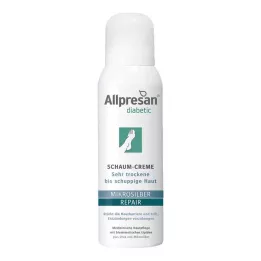 ALLPRESAN Creme de espuma Microsilver+Repair para diabéticos, 125 ml