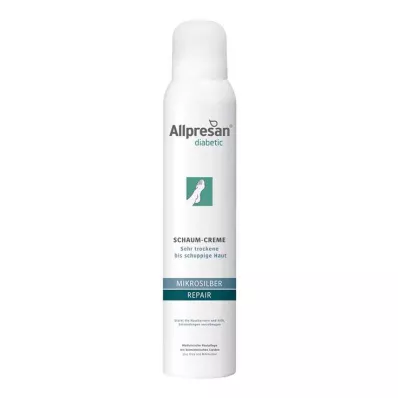 Allpresan microsilver diabético + creme de espuma reparadora, 200 ml Allpresan microsilver diabético + creme de espuma reparadora, 200 ml