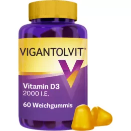 VIGANTOLVIT 2000 U.I. Vitamin D3 soft gummies, 60 unid