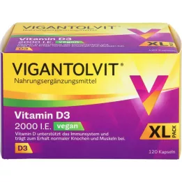 VIGANTOLVIT 2000 U.I. Vitamin D3 vegan soft capsules, 120 pcs