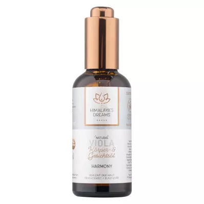 HIMALAYAS Dreams Ayurveda corpo&Óleo facial de viola, 100 ml HIMALAYAS Dreams Ayurveda corpo&Óleo facial de viola, 100 ml