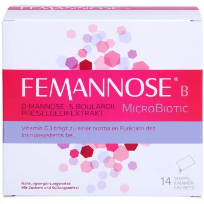 FEMANNOSE B Grânulos microbióticos, 14 unid