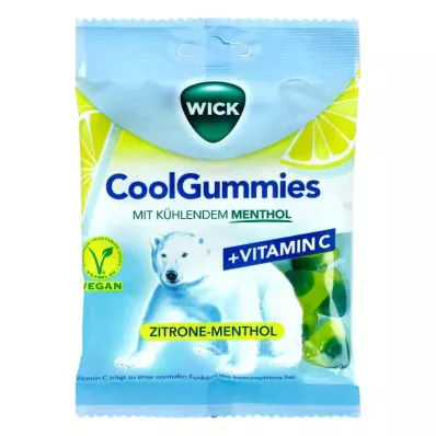 WICK CoolGummies Mentol Limão, 90 g