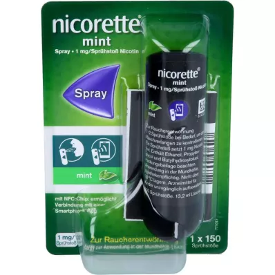 NICORETTE Spray de menta 1 mg/spray shot NFC, 1 unid