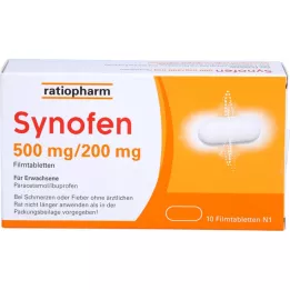 SYNOFEN Comprimidos revestidos por película de 500 mg/200 mg, 10 unidades