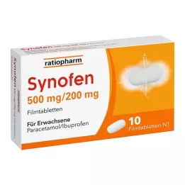 SYNOFEN Comprimidos revestidos por película de 500 mg/200 mg, 10 unidades