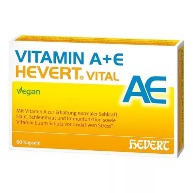 Vitamina A + E Hevert Vital cápsulas, 60 unid