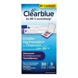 CLEARBLUE Tiras de teste Fertility Monitor 30+3, 33 pcs