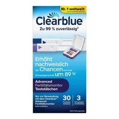 CLEARBLUE Tiras de teste Fertility Monitor 30+3, 33 pcs