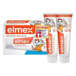 ELMEX Pasta de dentes para crianças 2-6 anos Duo Pack, 2X50 ml
