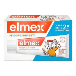 ELMEX Pasta de dentes para crianças 2-6 anos Duo Pack, 2X50 ml