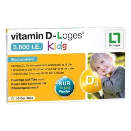 VITAMIN D-LOGES 5.600 U.I. Kids Chewable Tablets, 15 pcs
