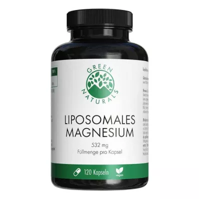 GREEN NATURALS Cápsulas vegetais lipossómicas de citrato de magnésio, 120 unid GREEN NATURALS Cápsulas vegetais lipossómicas de citrato de magnésio, 120 unid