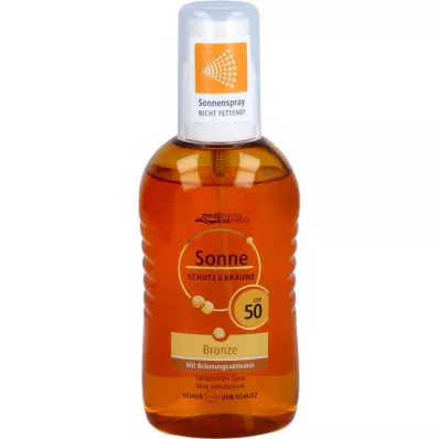 SONNE SCHUTZ &amp; Spray bronzeador LSF 50, 200 ml