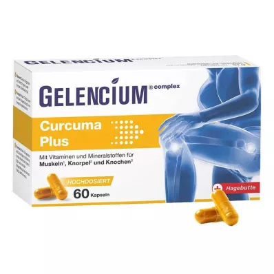 Gelencium Curcuma Plus alta dose com cápsulas de vitamina C, 60 peças Gelencium Curcuma Plus alta dose com cápsulas de vitamina C, 60 peças