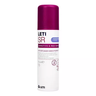 Leti SR spray facial anti-vermelhidão ativo, 75 ml Leti SR spray facial anti-vermelhidão ativo, 75 ml