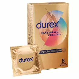 DUREX Preservativos de toque natural, 8 unidades