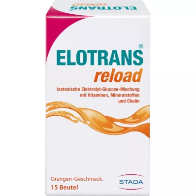 ELOTRANS pó eletrolítico de recarga com vitaminas, 15X7,57 g