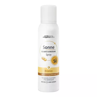 SONNE SCHUTZ &amp; Spray bronzeador LSF 50, 150 ml