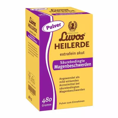 LUVOS Argila cicatrizante extrafina de refluxo ácido agudo, 480 g LUVOS Argila cicatrizante extrafina de refluxo ácido agudo, 480 g