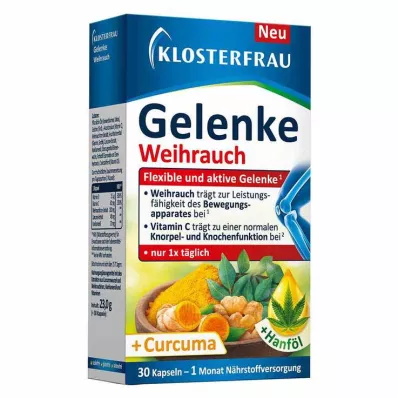 Klosterfrau Joints Cápsulas moles de incenso, 30 unidades Klosterfrau Joints Cápsulas moles de incenso, 30 unidades