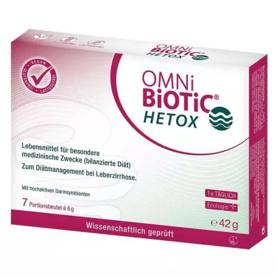 OMNI BiOTiC HETOX Saqueta de pó, 7X6 g