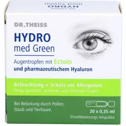 DR.THEISS Hydro med Colírio verde dose única amp., 20X0,35 ml