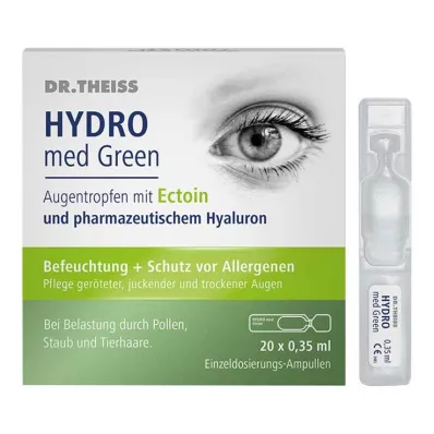 Theiss Hydro med Green colírio ampolas monodose, 20x0,35 ml Theiss Hydro med Green colírio ampolas monodose, 20x0,35 ml