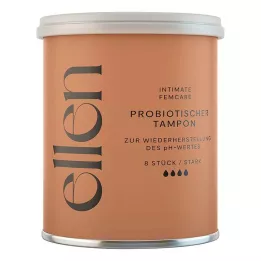 ELLEN Tampão probiótico forte, 8 unidades