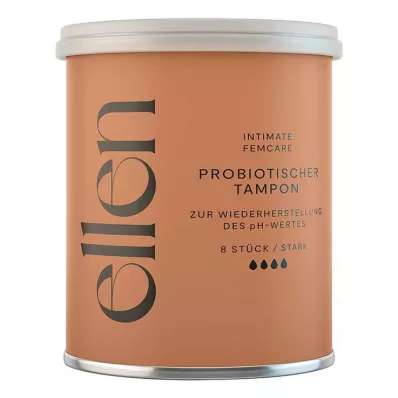 Tampão probiótico Ellen forte, 8 peças Tampão probiótico Ellen forte, 8 peças
