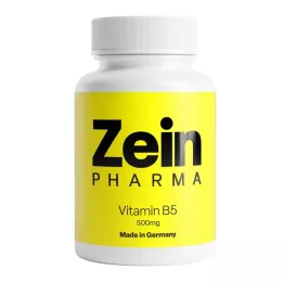 VITAMIN B5 PANTOTHENSÄURE Cápsulas de 500 mg, 120 Cápsulas