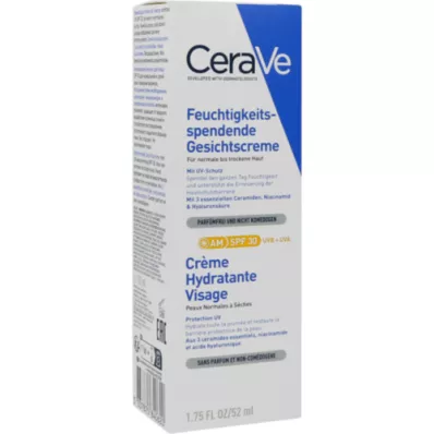 CERAVE Creme hidratante para o rosto SPF 30, 52 ml