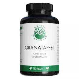 GREEN NATURALS Pomegranate+40% ellagic acid capsules, 180 Capsules