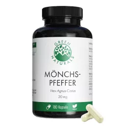 GREEN NATURALS Cápsulas de pimenta de Monge 20mg de dose elevada, 180 pcs