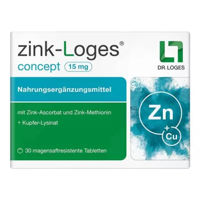 Conceito Zinc-Loges 15 mg comprimidos gastrorresistentes, 30 unid Conceito Zinc-Loges 15 mg comprimidos gastrorresistentes, 30 unid