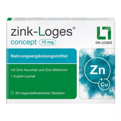 ZINK-LOGES concept 15 mg enteric-coated tablets, 90 pcs ZINK-LOGES concept 15 mg enteric-coated tablets, 90 pcs