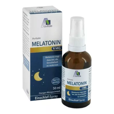 Melatonina 1 mg spray para dormir, 50 ml Melatonina 1 mg spray para dormir, 50 ml