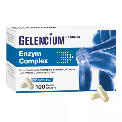 GELENCIUM Cápsulas de Enzyme Complex de alta dose com bromelaína, 100 unid GELENCIUM Cápsulas de Enzyme Complex de alta dose com bromelaína, 100 unid