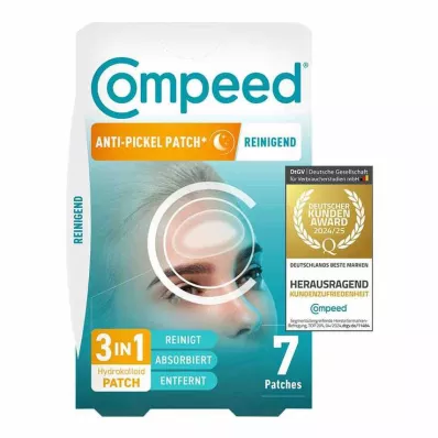 COMPEED Adesivo de limpeza anti-espinhas, 7 peças