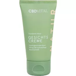 CBD VITAL Creme de rosto para pele seca, 50 ml