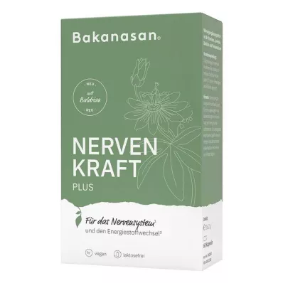 BAKANASAN Nervenkraft Plus Cápsulas, 60 Cápsulas BAKANASAN Nervenkraft Plus Cápsulas, 60 Cápsulas