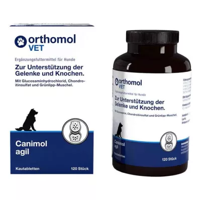 Orthomol Vet Canimol agil comprimidos mastigáveis para cães, 120 un Orthomol Vet Canimol agil comprimidos mastigáveis para cães, 120 un